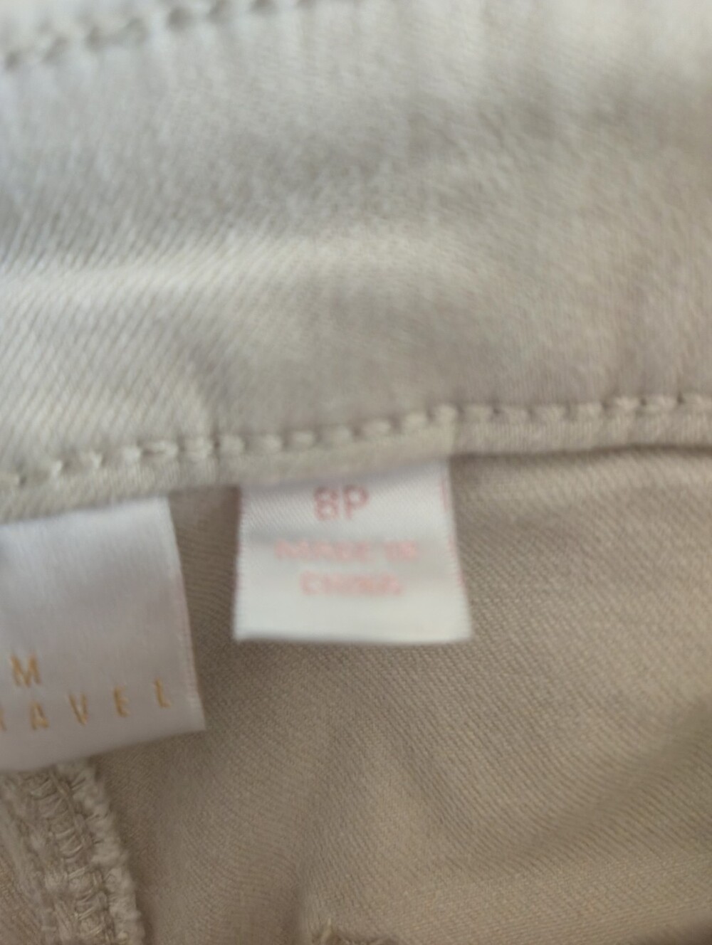 Belle by Kim Gravel Cream Women's Casual Stretch Jeans - Picture 3 of 14